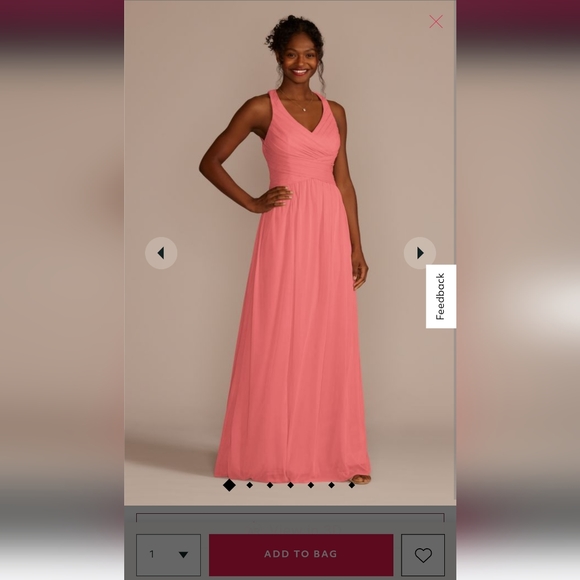 Davids bridal bridesmaid dress - Picture 1 of 6